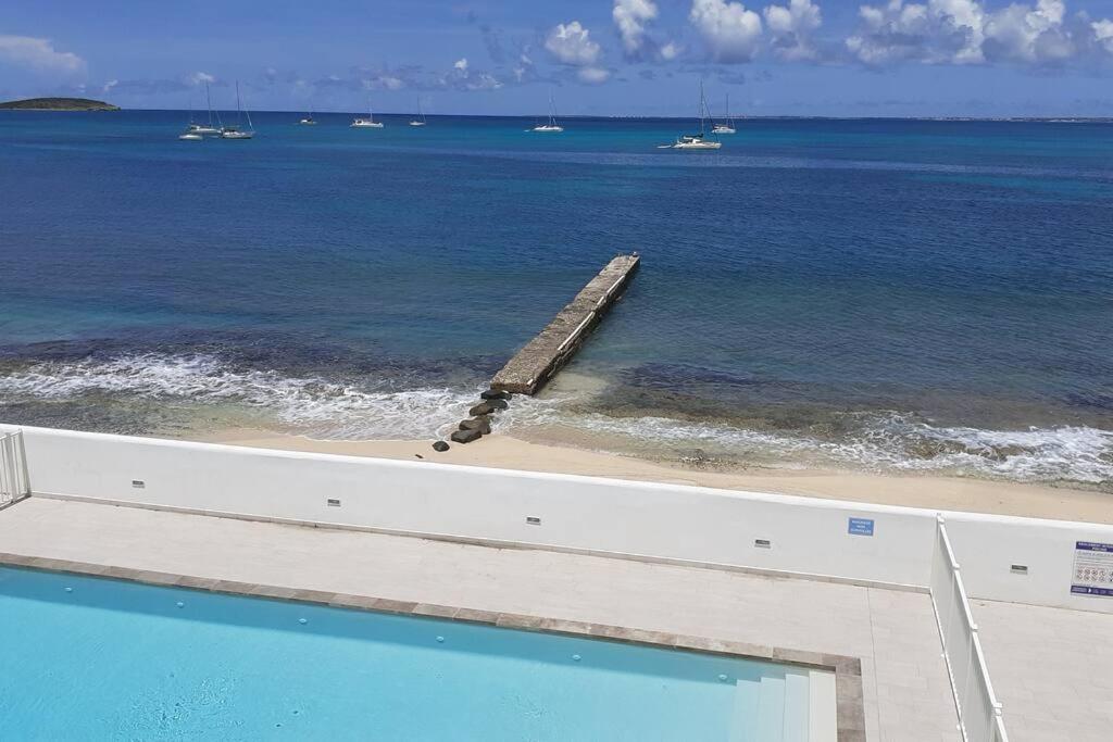 Superbe Studio Dolce Vita Vue Mer Plage Piscine Marigot  Ngoại thất bức ảnh