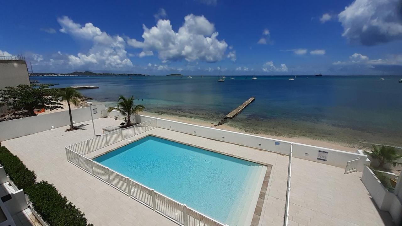 Superbe Studio Dolce Vita Vue Mer Plage Piscine Marigot  Ngoại thất bức ảnh